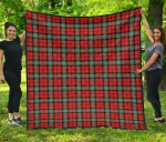 Scottish Kerr Ancient Clan Tartan Quilt Original - TH8