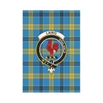 Scottish Laing Clan Badge Tartan Garden Flag - K7