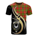 Scottish Leask Clan Badge T-Shirt Believe In Me - K23