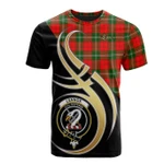 Scottish Lennox Modern Clan Badge T-Shirt Believe In Me - K23