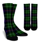 Scottish Leslie Hunting Clan Tartan Socks - BN
