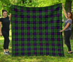 Scottish Leslie Hunting Clan Tartan Quilt Original - TH8