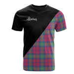 Scottish Lindsay Ancient Clan Badge T-Shirt Military - K23