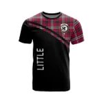 Scottish Little Clan Badge Tartan T-Shirt Curve Style - BN