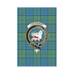 Scottish Lockhart Clan Badge Tartan Garden Flag - K7