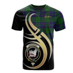Scottish Lockhart Modern Clan Badge T-Shirt Believe In Me - K23