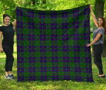 Scottish Lockhart Modern Clan Tartan Quilt Original - TH8