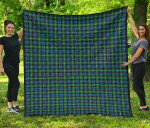 Scottish Lyon Clan Tartan Quilt Original - TH8