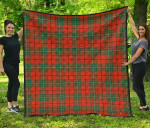 Scottish MacAulay Ancient Clan Tartan Quilt Original - TH8