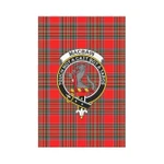 Scottish Macbain Clan Badge Tartan Garden Flag - K7