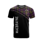 Scottish MacBrayne Clan Badge Tartan T-Shirt Curve Style - BN