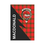 Scottish MacDonald (of Sleat Clan Badge Tartan Garden Flag Flash Style - BN