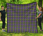 Scottish MacDonald Ancient Clan Tartan Quilt Original - TH8