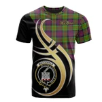 Scottish MacDonald of Clanranald Clan Badge T-Shirt Believe In Me - K23