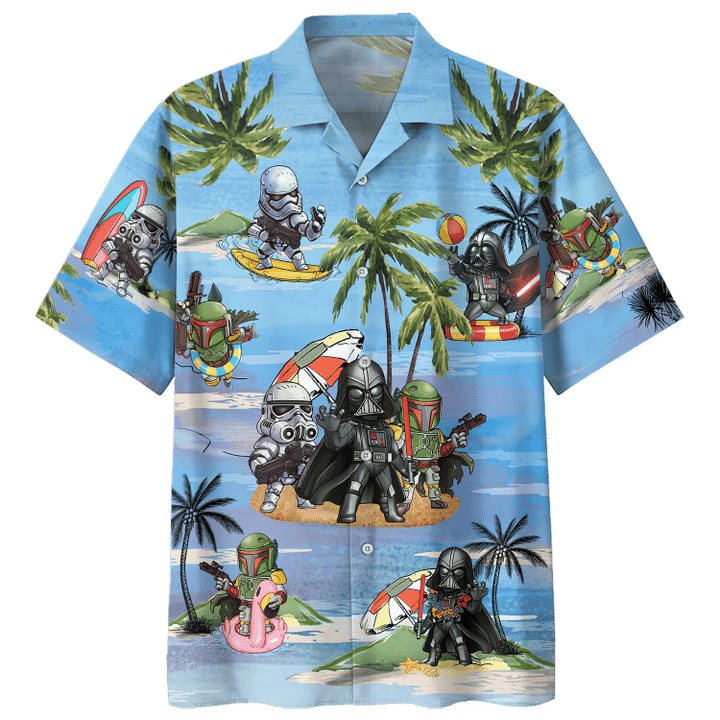 This short sleeve Hawaiian shirt is an option for a cool urban look 475