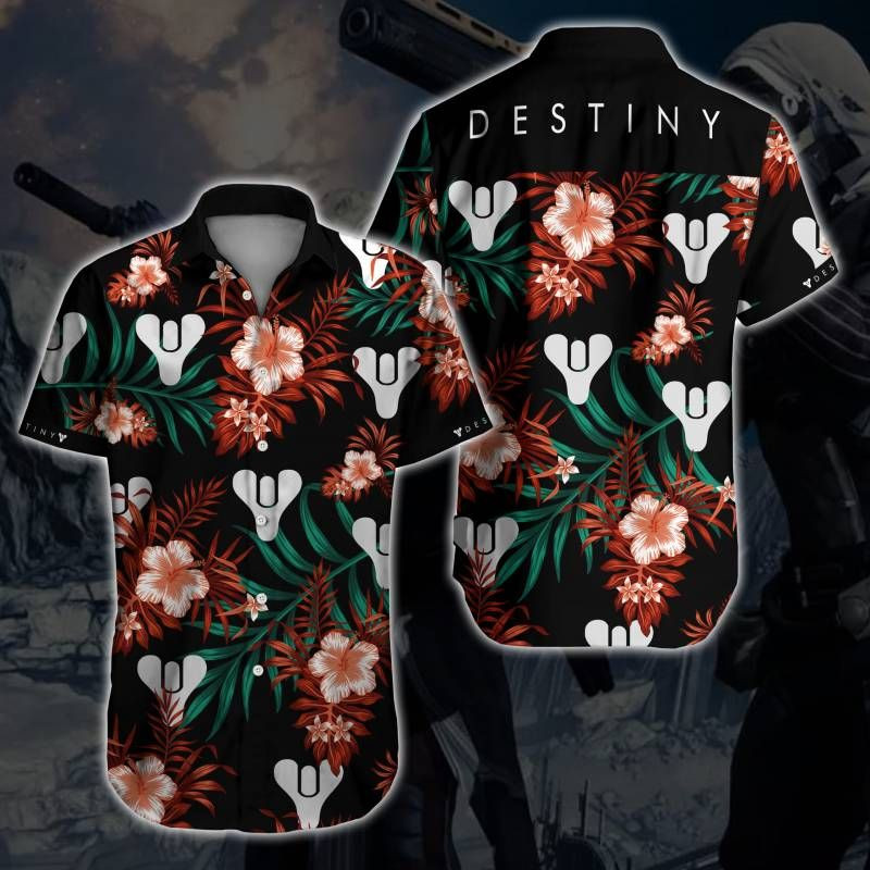 This short sleeve Hawaiian shirt is an option for a cool urban look 411