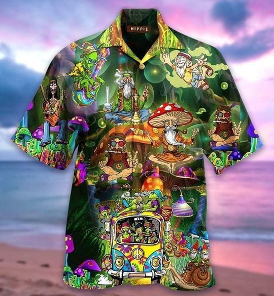 This short sleeve Hawaiian shirt is an option for a cool urban look 391