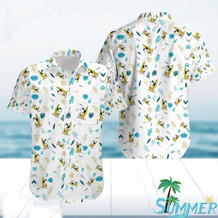 HOT Island Snoopy Summer Aloha Short Sleeve Hawaiian Shirt2