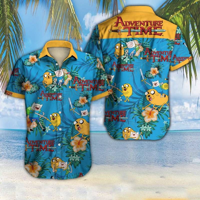 NEW Adventure Time Short Sleeve Hawaii Shirt1