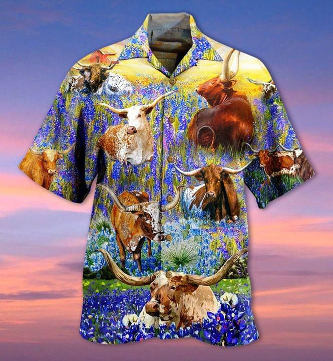 NEW Cow Texas Short Sleeve Hawaii Shirt2