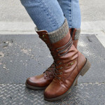 Women's Leather Warm Comfortable Boots