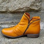 Women's Zipper Leather Comfortable Boots