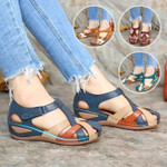 Round ladies leisure and comfortable outdoor slippers