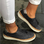 Women Casual Slip On Hollow-Out Sneakers