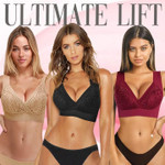 Clare Ultimate Lift Stretch Full-Figure Seamless Lace Flory Bra