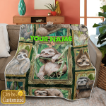Sloth Personalized Name Quilt
