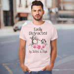Easily Distracted By Sloths And Dogs Sloth T-Shirt, Sweatshirt, Hoodie