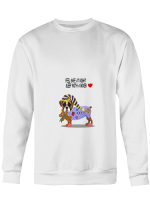 Boxer Dog Feel Safe At NIght Sleep With A Boxer Hoodie Sweatshirt Long Sleeve T-Shirt Ladies Youth For Men And Women