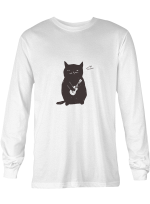 Black Cat Dog Your Dogs Has Fleas Hoodie Sweatshirt Long Sleeve T-Shirt Ladies Youth For Men And Women