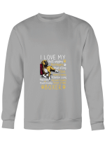Boxer I Love My Boxer Hoodie Sweatshirt Long Sleeve T-Shirt Ladies Youth For Men And Women