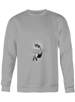 Boston Terrier Reflection Hoodie Sweatshirt Long Sleeve T-Shirt Ladies Youth For Men And Women