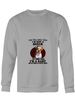 Boxer I_m Not A Boxer Hoodie Sweatshirt Long Sleeve T-Shirt Ladies Youth For Men And Women