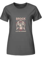 Brock Family Brock Family Lifetime Member Hoodie Sweatshirt Long Sleeve T-Shirt Ladies Youth For Men And Women