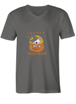 Bull Terrier Halloween Happy Halloween Hoodie Sweatshirt Long Sleeve T-Shirt Ladies Youth For Men And Women