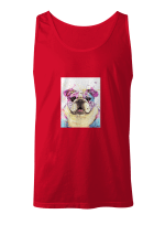 Bulldog Watercolor Hoodie Sweatshirt Long Sleeve T-Shirt Ladies Youth For Men And Women