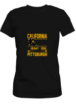 California Pittsburgh Live California Game Day Heart Soul Pittsburgh Hoodie Sweatshirt Long Sleeve T-Shirt Ladies Youth For Men And Women