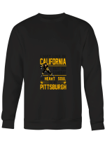 California Pittsburgh Live California Game Day Heart Soul Pittsburgh Hoodie Sweatshirt Long Sleeve T-Shirt Ladies Youth For Men And Women