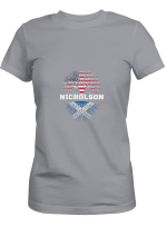 Clan Nicolson American Scottish Roots Proud To Be A American Grown Scottish Roots T shirts (Hoodies, Sweatshirts) on sales