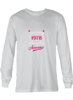 February 1978 February 1978 38 Years Of Being Awesome T shirts (Hoodies, Sweatshirts) on sales