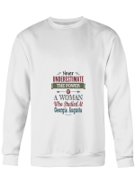 Georgia Augusta Woman Power Woman Studied At Georgia Augusta T shirts (Hoodies, Sweatshirts) on sales
