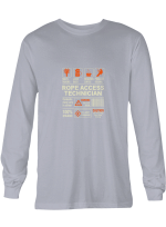 Rope Access Technician Multi-tasking Likes Beer Requires Coffee T shirts for men and women