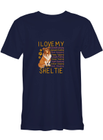 Shetland Sheepdog I Love My Sheltie Doorbell Dancing T shirts for men and women