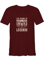 1952 64 Life Begins At 64 T-Shirt For Men And Women