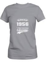 1956 60 60 Years Of Being Awesome T-Shirt For Men And Women