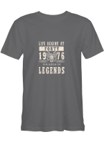 1976 40 Life Begins At 40 T-Shirt For Men And Women