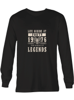 1976 40 Life Begins At 40 T-Shirt For Men And Women